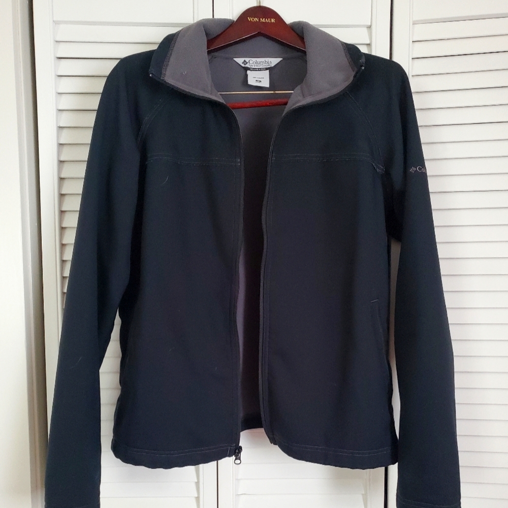 Black Columbia shell jacket